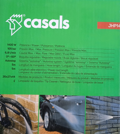 Aparat de spalat cu presiune Taurus Casals JHP14 1400W 105bar Negru/Portocaliu [4]