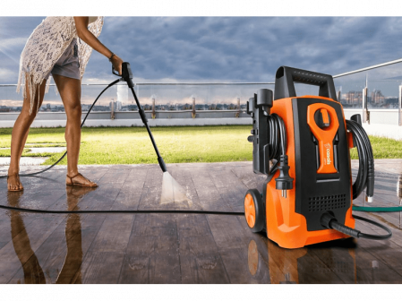 Aparat de spalat cu presiune Taurus Casals JHP14 1400W 105bar Negru/Portocaliu [5]