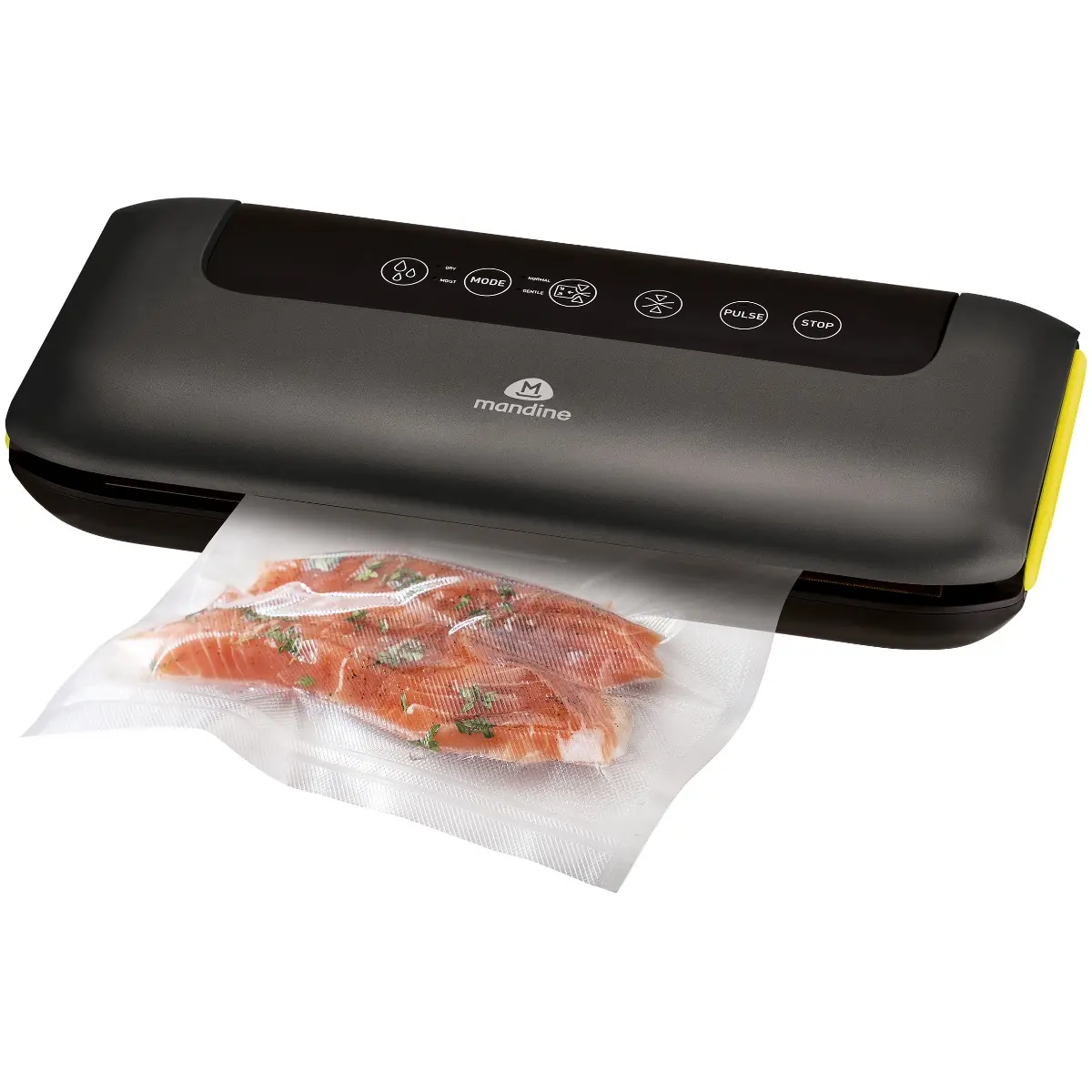 PROMOTII - Aparat de vidat Mandine MVS130-20, 3 functii, 130W, 1 rola cu pungi 30x300cm, Negru