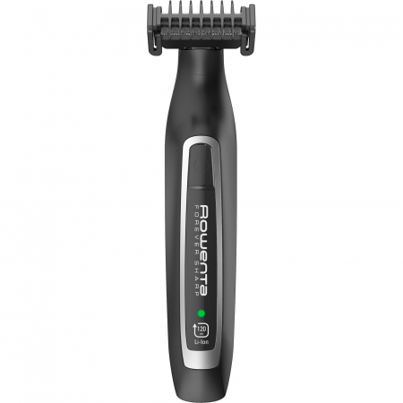 Aparat hibrid de tuns, conturat si barbierit Forever Sharp TN6000F4, lavabil, lame din inox cu autoascutire, 3 piepteni, Negru [2]