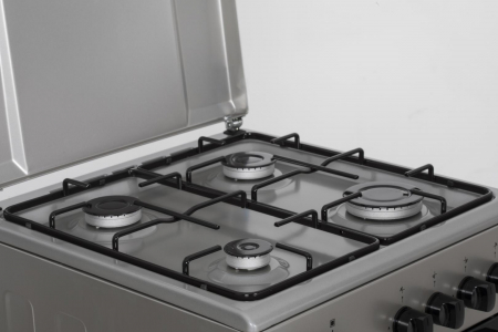 Aragaz Heinner HFSC-SME50SL, 4 arzatoare, Gaz, Dispozitiv de siguranta plita/cuptor, 50 cm, Argintiu [4]