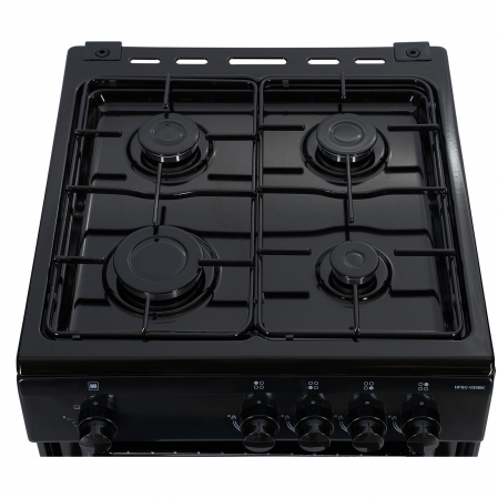 Aragaz Heinner HFSC-V50BK, 4 arzatoare, Gaz, Dispozitiv de siguranta plita/cuptor, 50 cm, Negru - Copie [2]