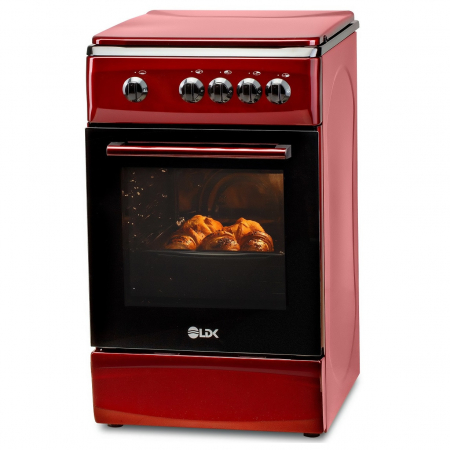 Aragaz LDK 5060 Bordo RMV LPG, Gaz, 4 arzatoare, Capac metalic, Siguranta, 50x60 cm, Rosu inchis,4 ANI GARANTIE [2]