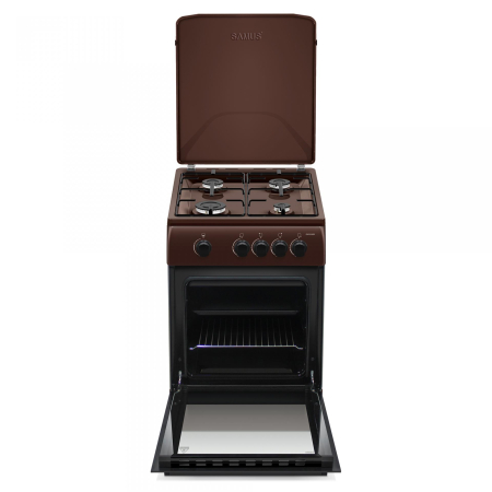 Aragaz Samus SM561MBS, 4 arzatoare, cuptor 54 l, Maro [1]