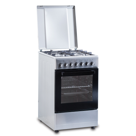 Aragaz Samus SM562AENS1 INOX, 4 arzatoare, cuptor 43 l, Clasa A [2]