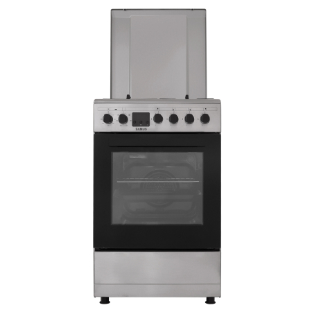 Aragaz Samus SM563AENS INOX, 4 arzatoare, cuptor 43 l, Clasa A [1]