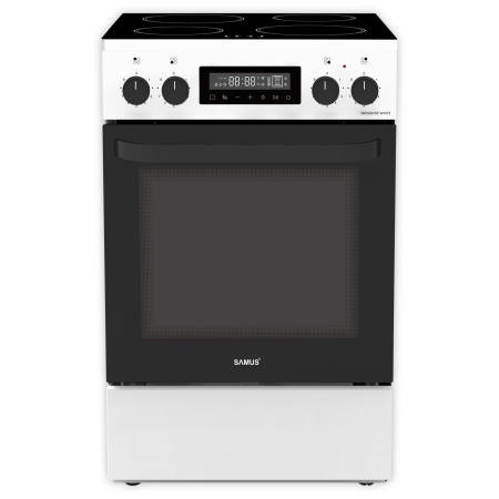 Aragazuri - Aragaz Samus SM569VDE White, 2 arzatoare, cuptor 59 l, Clasa A, Alb