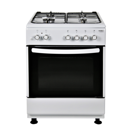 Aragaz Vivax FC-40602IS WH, 60x60 cm, 4 arzatoare pe gaz, cuptor electric, aprindere electrica, alb [3]