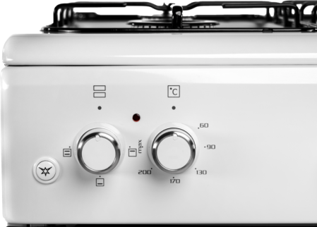 Aragaz Vivax FC-40602IS WH, 60x60 cm, 4 arzatoare pe gaz, cuptor electric, aprindere electrica, alb [7]