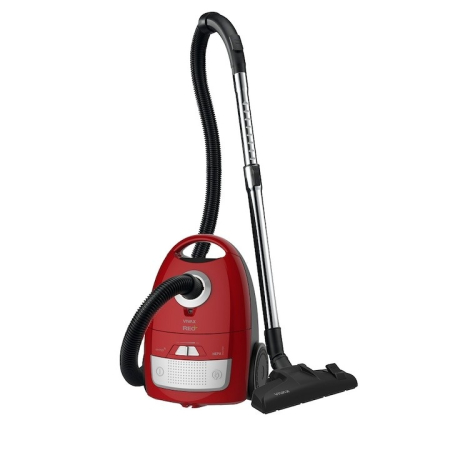 Aspiratoare - Aspirator cu sac Vivax VC-700R, 700W, filtru HEPA 12, Rosu