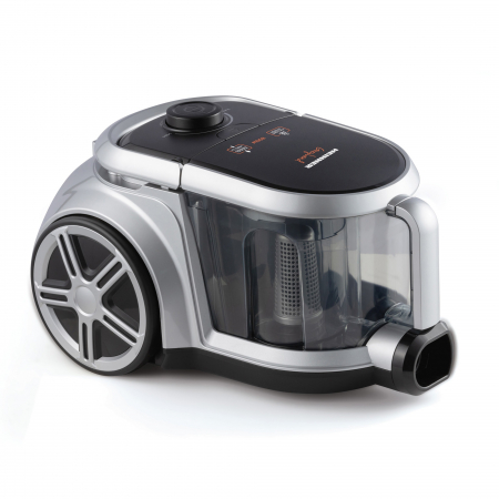 Aspirator fara sac Heinner HVC-M800GREY, sistem ciclonic cu filtru HEPA 12, perie ECO, 800W, putere de absorbtie: 160W, tub telescopic din metal, Gri [1]