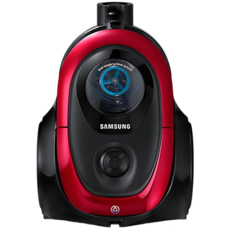 Aspiratoare - Aspirator fara sac Samsung VC07M2110SR, 700 W, 1.5 l, tub telescopic, anti-tangle cyclone, rosu