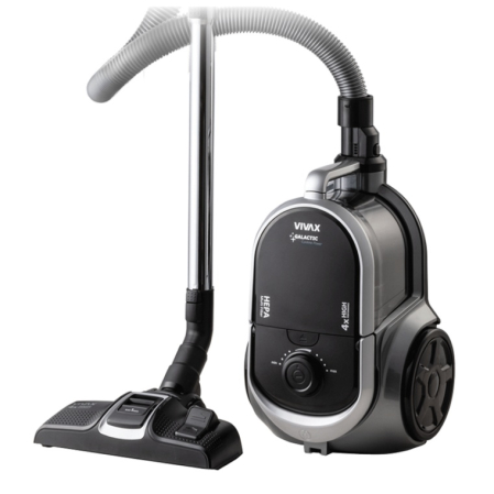 Aspiratoare - Aspirator fara sac Vivax VCC-8004AB, 800W, filtru HEPA 12, Negru
