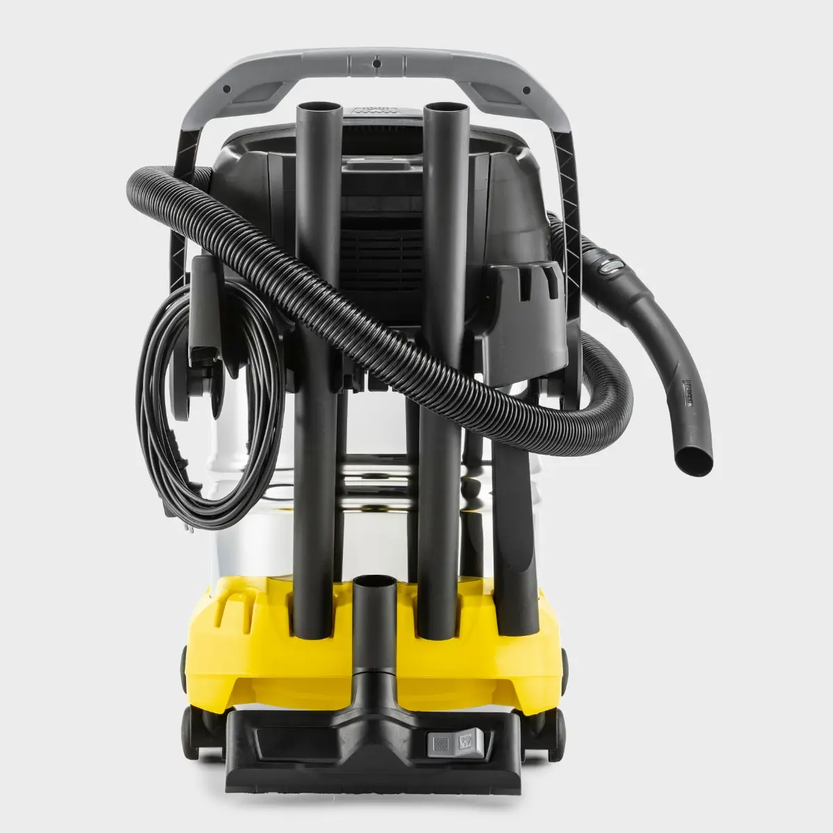 Aspirator Karcher WD 5 S V - 25/5/22, umed/uscat, recipient otel 25L, 1100W, Galben/Negru [2]