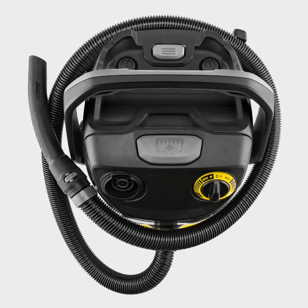 Aspirator Karcher WD 5 S V - 25/5/22, umed/uscat, recipient otel 25L, 1100W, Galben/Negru [3]