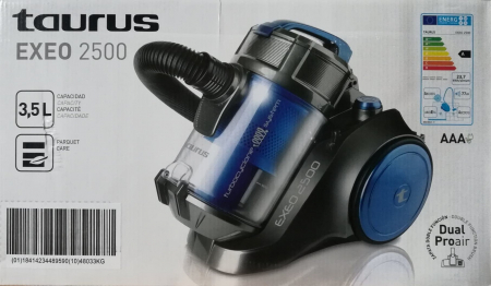 Aspirator Taurus Exeo 2500, 800W, Filtru Hepa, Albastru/Negru [5]