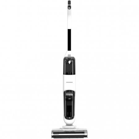 Electrocasnice mici - Aspirator vertical cu functie mop HEINNER ONE4FLOOR HSVC-M18WH3in1, aspirare, spalare, mop, sistem autocuratare, putere: 180w si 2 viteze, comenzi on/off, autonomie: 35min aspirare/21 min mop, 2 recipiente apa (curata/colectare): 600/400ml, alb