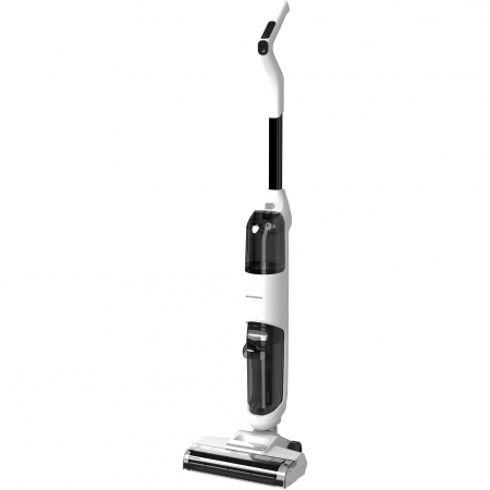 Aspirator vertical cu functie mop HEINNER ONE4FLOOR HSVC-M18WH3in1, aspirare, spalare, mop, sistem autocuratare, putere: 180w si 2 viteze, comenzi on/off, autonomie: 35min aspirare/21 min mop, 2 recipiente apa (curata/colectare): 600/400ml, alb [1]