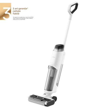 Aspiratoare - Aspirator vertical si mop MOVA K10 PRO, 890 ml, LED, Auto-curatare, 15000Pa, Alb