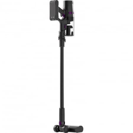 Electrocasnice mici - Aspirator vertical Tesla HS505GP, 500W, autonomie 70 min, 29.6V, display digital, sensor praf, filtru Hepa, capacitate 0.6 l, capacitate baterie 3000mAh, gri/mov