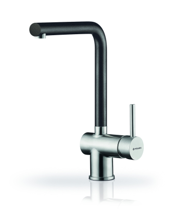 BATERII - Baterie bucatarie MANDOLIN Fusion inox & negru