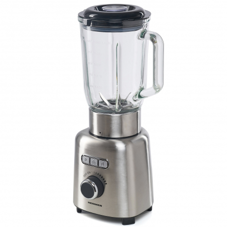 Blender Heinner HBL-ICE1000XMC, 1000 W, 1.5 l, Viteza variabila, Pulse, Zdrobire gheata, Bol sticla, Inox [1]