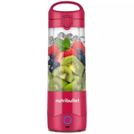 Blendere si mixere - Blender portabil Nutribullet® NBP003MA, Cupa 475 ml, USB-C, Magenta