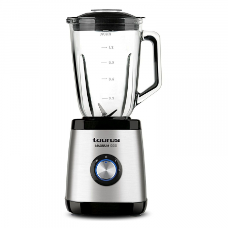 Blendere si mixere - Blender Magnum 1000,1000W, 2 viteze + Puls, Vas sticla 1.5l, Functie zdrobit gheata,Inox