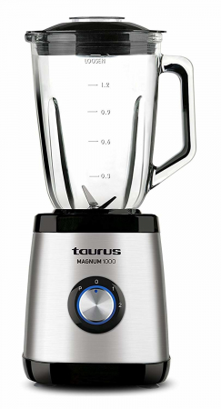 Blender Magnum 1000,1000W, 2 viteze + Puls, Vas sticla 1.5l, Functie zdrobit gheata,Inox [8]