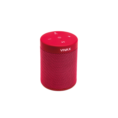 Boxe - Boxa portabila Vivax BS-50, 60W, 4 ore de redare, Bluetooth, Rosu