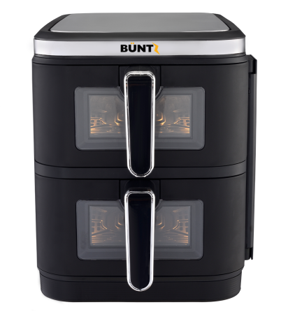 BUNTZ Air Fryer digital, Arete BAF-10x2, 2800 W, 11L, control tactil, termostat ,timer, Negru [1]