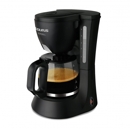 Aparate cafea si ceai - Cafetiera Taurus Verona 6, Sistem antipicurare, Protectie, Auto-oprire dupa 40 min, Negru