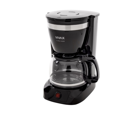 Cafetiere - Cafetiera VIVAX CM-08126F, 800W, 1.2 L, functie antipicurare, mentinere temperatura, filtru detasabil, Negru