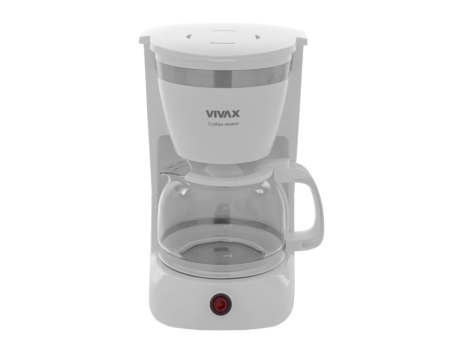 Cafetiere - Cafetiera Vivax CM-08127W, 800W, 1.2 L, functie antipicurare, mentinere temperatura, filtru detasabil, alb