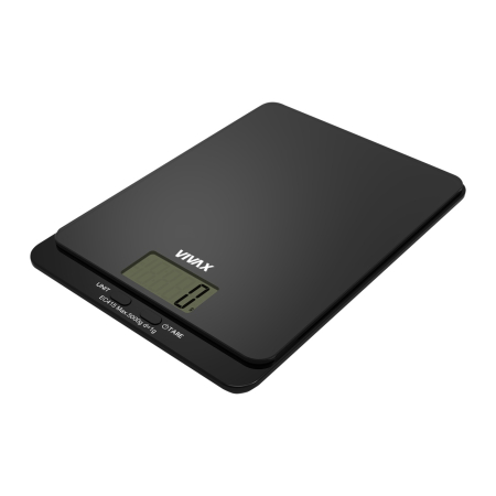 Cantare de bucatarie - Cantar de bucatarie Vivax KS-502B, Ecran digital, 5 Kg, Sticla, Negru