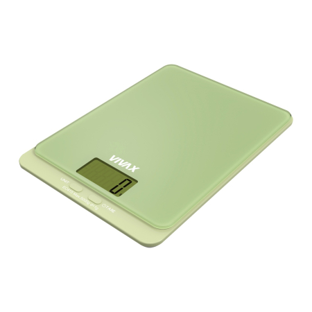Cantare de bucatarie - Cantar de bucatarie Vivax KS-502G, Ecran digital, 5 Kg, Sticla, Verde