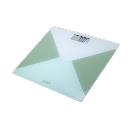 Cantar pentru baie Vivax PS-156WG, 150 Kg, Sticla Verde/Alba [0]