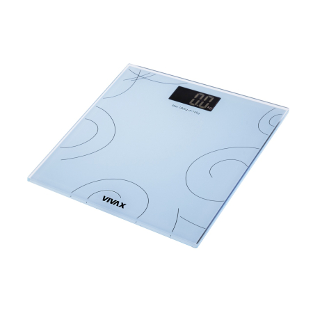 Cantar pentru baie Vivax PS-158W, 180 Kg, Sticla Albastra [0]