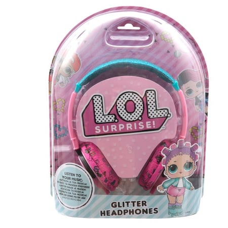 Electronice - Casti Audio cu Sclipici pentru Fetite, L.O.L Surprise Multicolor