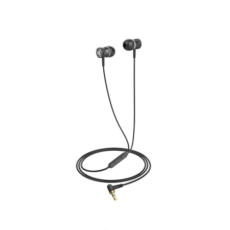 Casti cu fir HAVIT E303P, Jack 3.5 mm, Microfon, Negru [0]