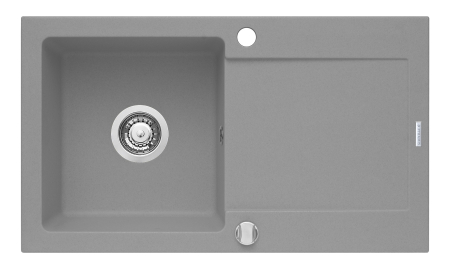 CHIUVETE - Chiuveta bucatarie MIDO 76X44 1B 1D Grey