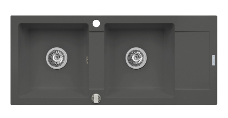 CHIUVETE - Chiuveta bucatarie Pyramis MIDO 116x50 2B 1D Grey