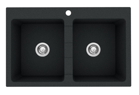 CHIUVETE - Chiuveta bucatarie SPARTA 78x50 2B Black