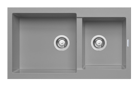 CHIUVETE - Chiuveta Granit ALAZIA 86x50 1 3/4B Industrial Grey
