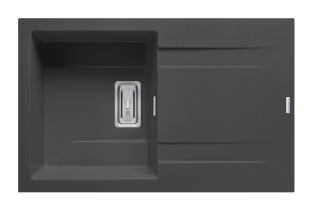 CHIUVETE - Chiuveta granit KARTESIO 79x50 1B 1D Black
