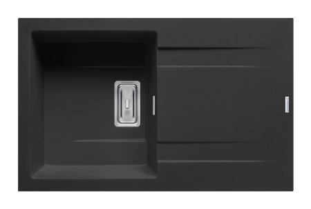 CHIUVETE - Chiuveta granit KARTESIO 79x50 1B 1D Carbon