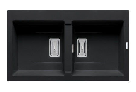 CHIUVETE - Chiuveta granit KARTESIO 86x50 2B Black
