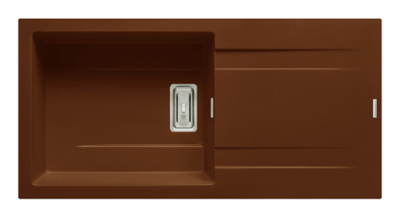 CHIUVETE - Chiuveta granit KARTESIO PLUS 100x50 1B 1D Chocolate