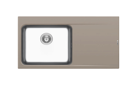 CHIUVETE - Chiuveta granit si inox PYRROS 100x52 1B 1D ST Sand Beige