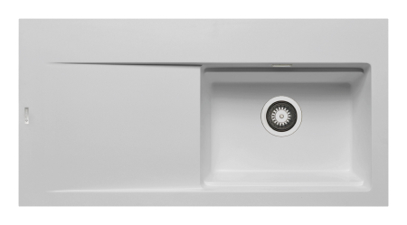 CHIUVETE - Chiuveta granit TEKTON 100x51 1B 1D DR Snow
